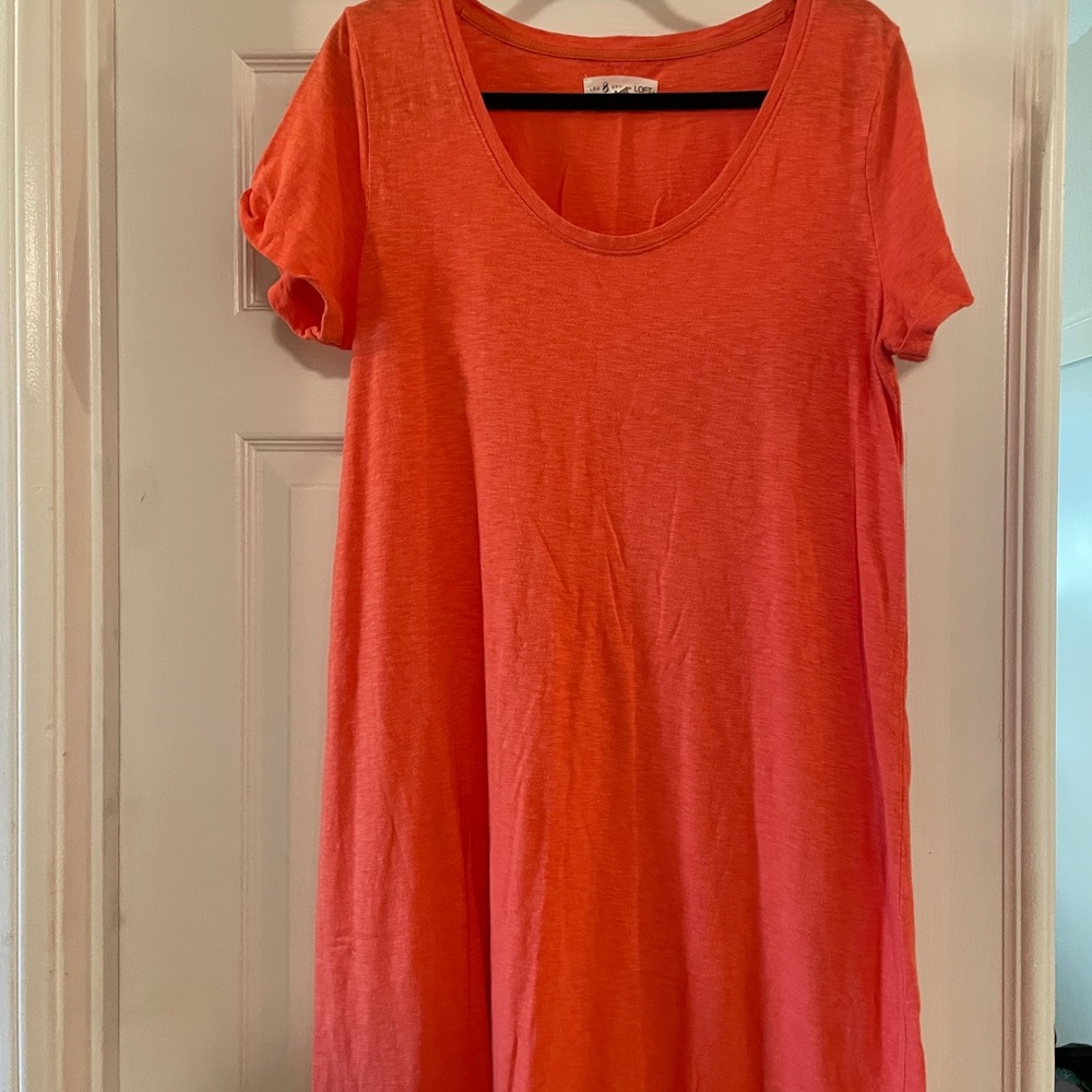 Lou & Grey Vibrant Coral Tee